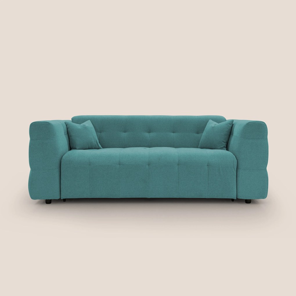Tender Divano letto matrimoniale dal design innovativo in tessuto bouclet impermeabile T07