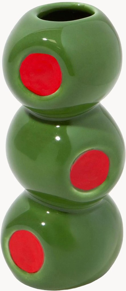 Vaso in ceramica Olivia, alt. 11 cm