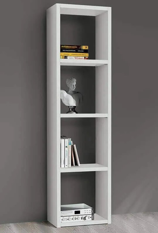 BEVERLY - libreria in nobilitato frassinato 46 cm