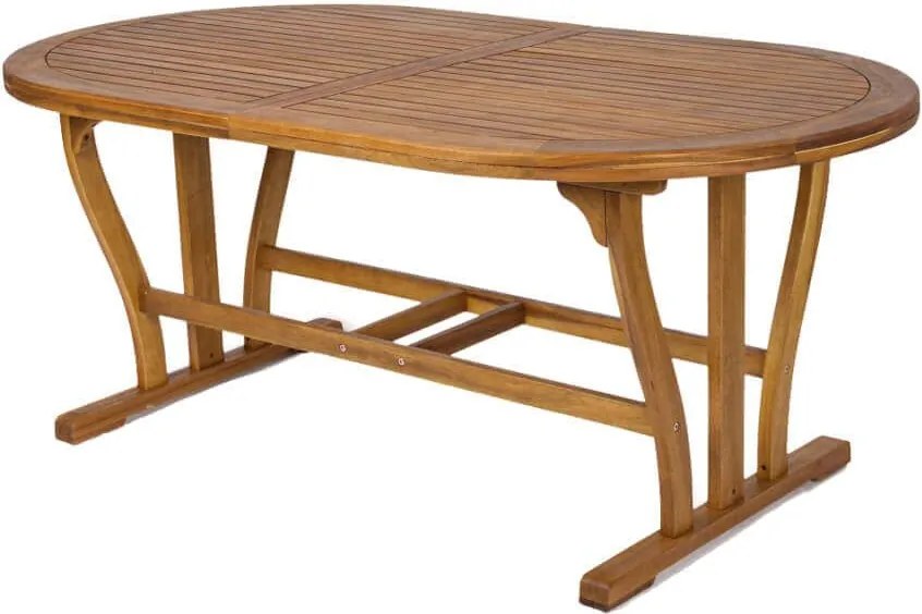 TURRIS - set tavolo in legno massiccio di acacia cm 180/240 x 100 x 74 h con 6 sedie e 2 poltrone Mulier