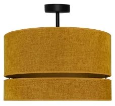 Duolla - Lampadario a plafone DOUBLE 1xE27/15W/230V diametro 40 cm arancione