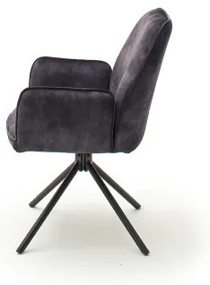 Set di 2 sedie da pranzo NEXORO, antracite