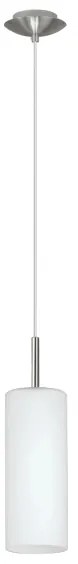EGLO 85977 - Lampadario a sospensione con filo TROY 3 1xE27/60W bianco