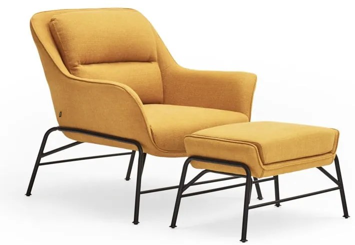 Poggiapiedi giallo Sadira - Teulat