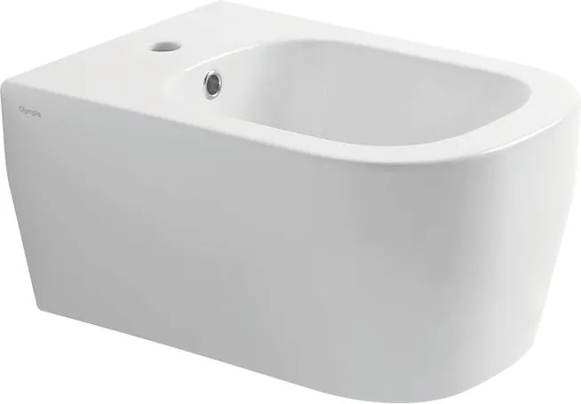 Bidet sospeso bianco lucido tutto evo + kit di fissaggio OLYMPIA CERAMICA L 36 x H 42 x P 53 cm