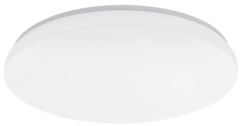 Plafoniera Contemporanea Totari-Z Acciaio Bianco 4 Luci Led Integrato 11,2W