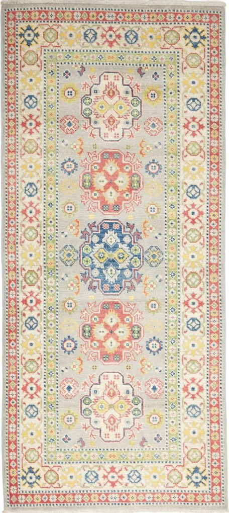 Kazak Tappeto 90x200 (Pakistan) Annodato A Mano