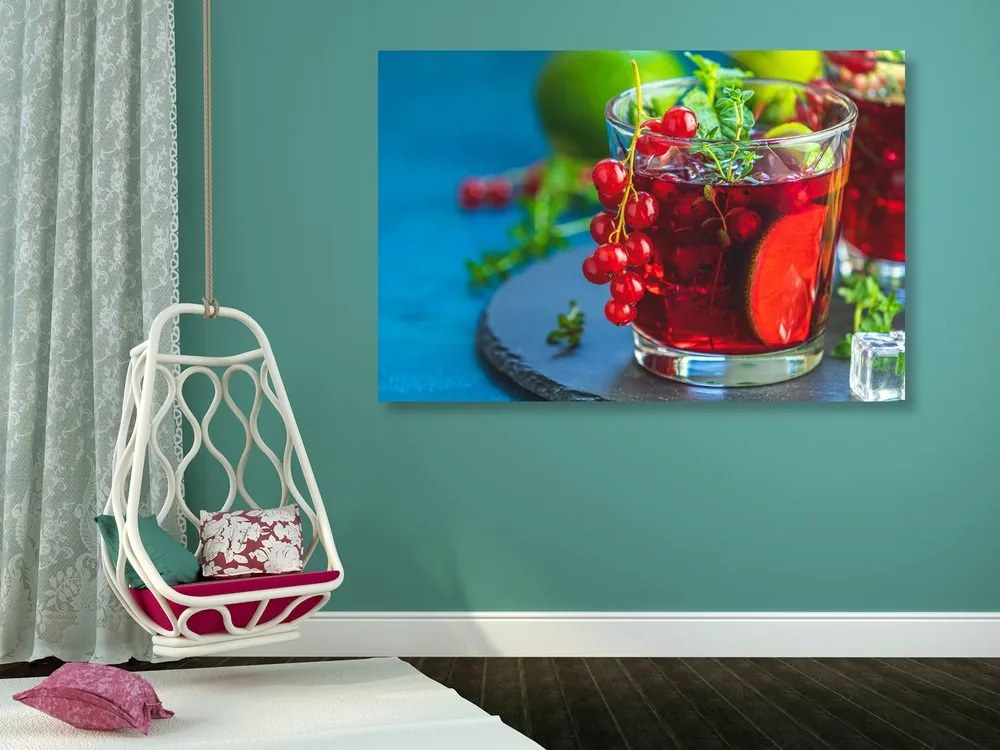 Stampa su tela – Cocktail rosso