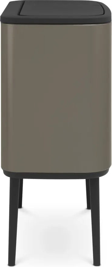 Bidone in acciaio grigio touch per raccolta differenziata 34 l Bo Touch Bin - Brabantia