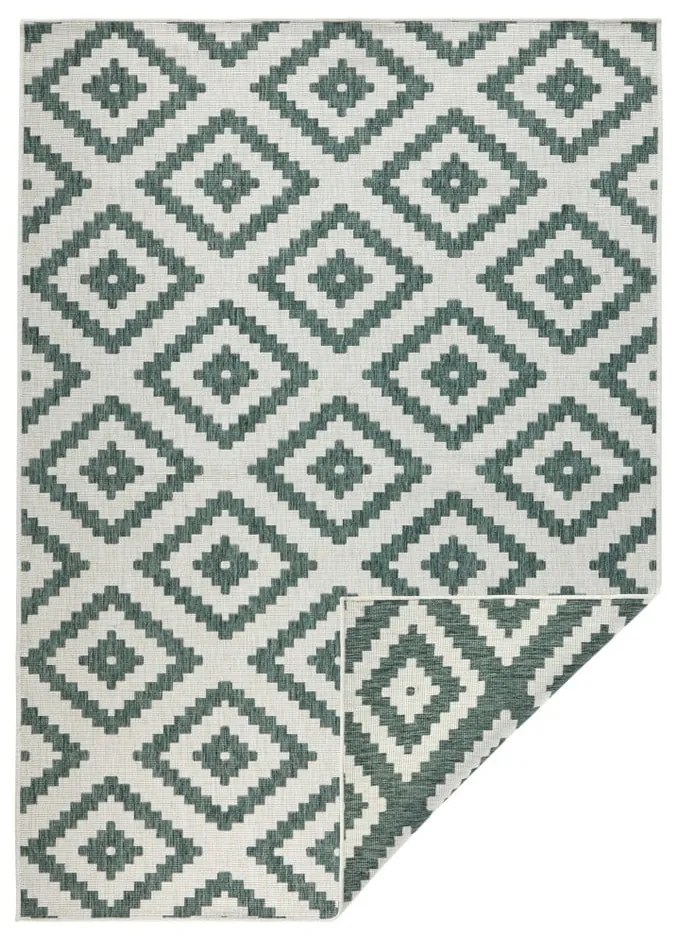 Tappeto da esterno verde e crema , 160 x 230 cm Malta - NORTHRUGS