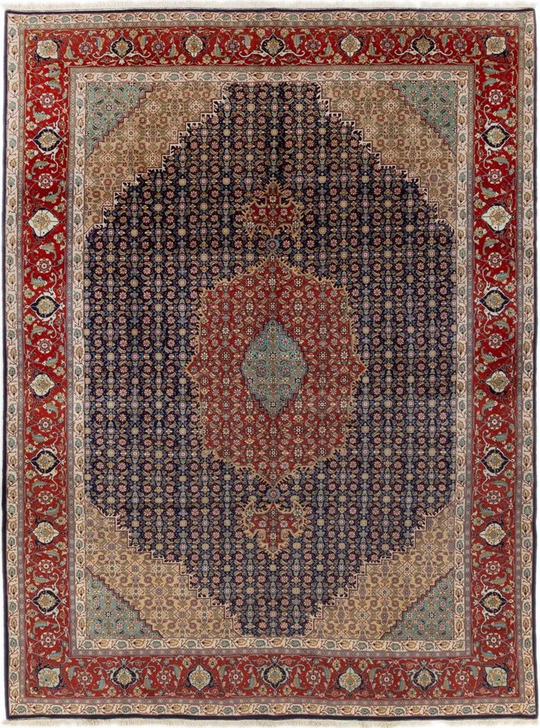 Tabriz Tappeto 280x390 (Iran) Annodato A Mano