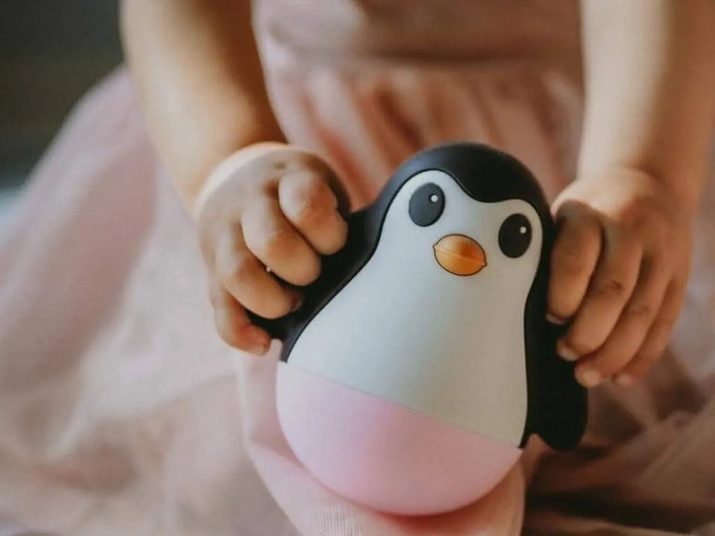 Pinguino oscillante, rosa