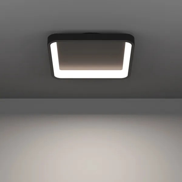 Eglo 901911 - Plafoniera LED RGBW dimmerabile LORETELLO-Z LED/20W/230V 35x35cm nero