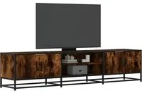 Mobile Porta TV Rovere Fumo 180x35x41 cm in Truciolato 3300777