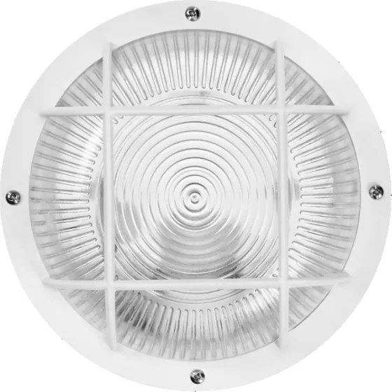 Osram - Lampada da parete per esterni BULKHEAD 1xE27/10W/230V Ø 19 cm IP54 bianca