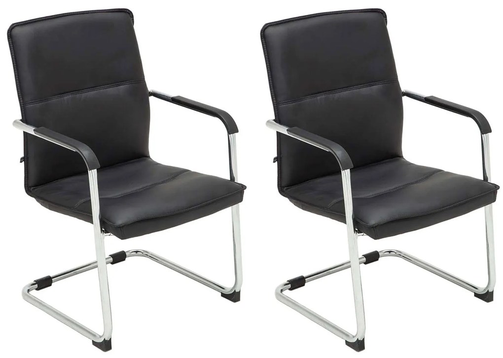 Set Di 2 Sedie Per Visitatori Seattle - Comfort Ed Eleganza Ensorcellanti / Weiß