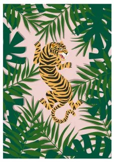 Poster decorativo (50x70 cm) Tygra Style Multicolore Classic - Sklum