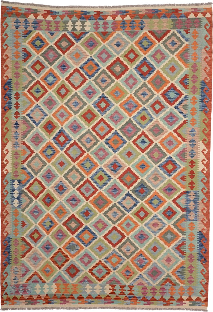 Kilim Tappeto orientale 210x300 (Pakistan) Tessuto A Mano