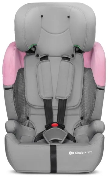 KINDERKRAFT - Seggiolino auto COMFORT UP i-Dimensioni (76-150 cm) grigio/rosa