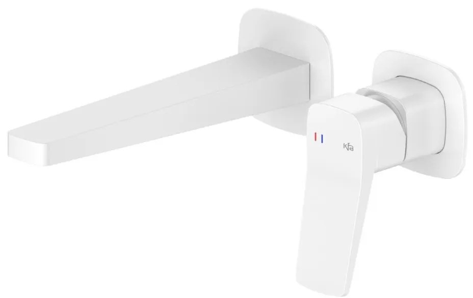 KFA Armatura 4529-810-44 - Miscelatore per lavabo ad incasso MALAGA bianco