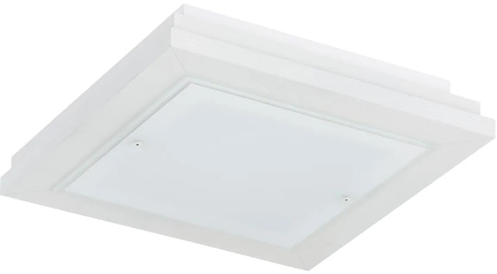 Argon 1865 - Plafoniera da soffitto TABOR 4xE27/15W/230V 42x42 cm bianca