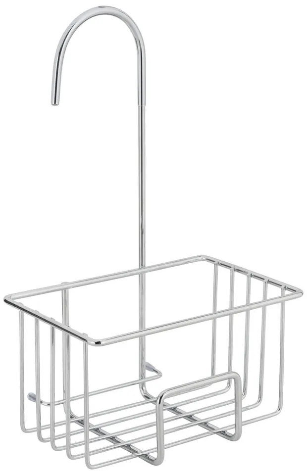 Mensola da bagno da appendere color argento lucido in acciaio inox Milito – Wenko