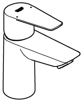 GROHE 24199001 - START EDGE DN 15 Miscelatore lavabo, cromo lucido