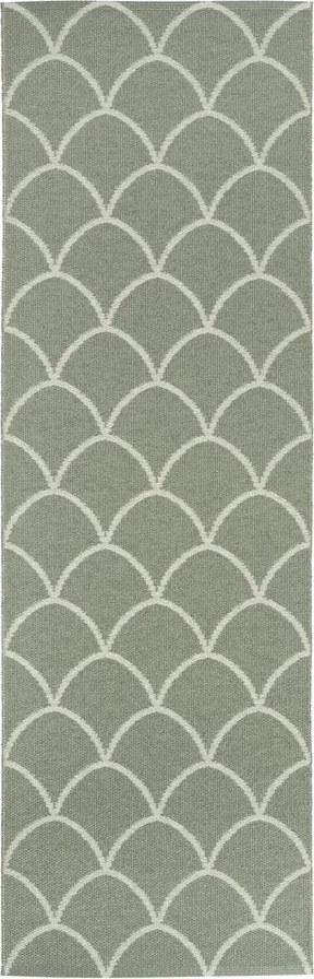 Passatoia da interno/esterno verde 70x225 cm Kotte Army Sage – Pappelina