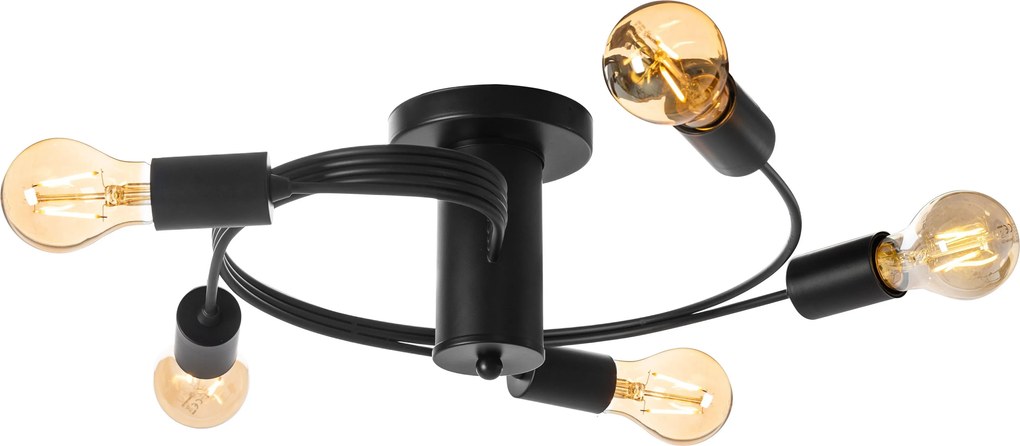 Lampada Da Soffitto Cristallo Loft APP741-5C