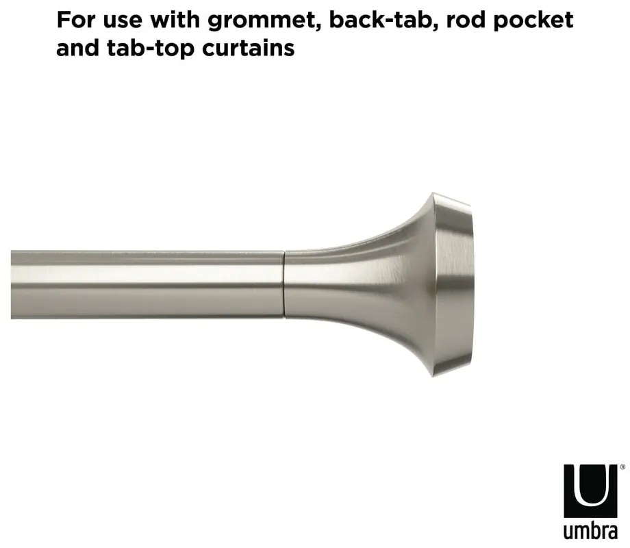 Mantovana estensibile in acciaio 91 - 183 cm Ella - Umbra