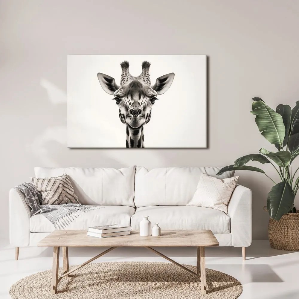 Quadro su tela – Ritratto di giraffa