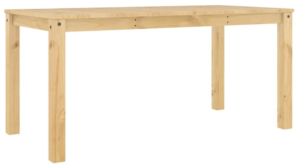 Tavolo da pranzo panama 160x80x75 cm in legno massello di pino