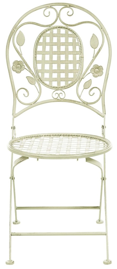 Set da balcone bistro in metallo verde chiaro BIVIO Beliani