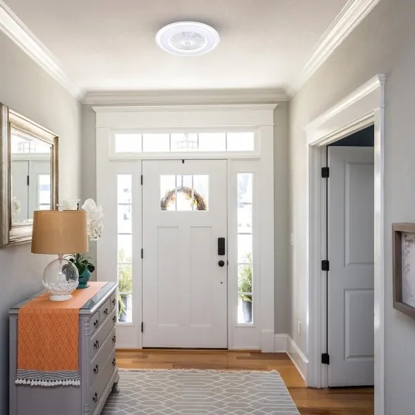 Plafoniera LED dimmerabile con ventola ZONDA LED/48W/230V bianco + TC