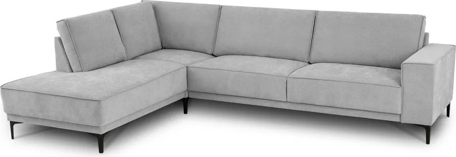 Divano angolare grigio (con penisola a sinistra/a L) Copenhagen – Scandic