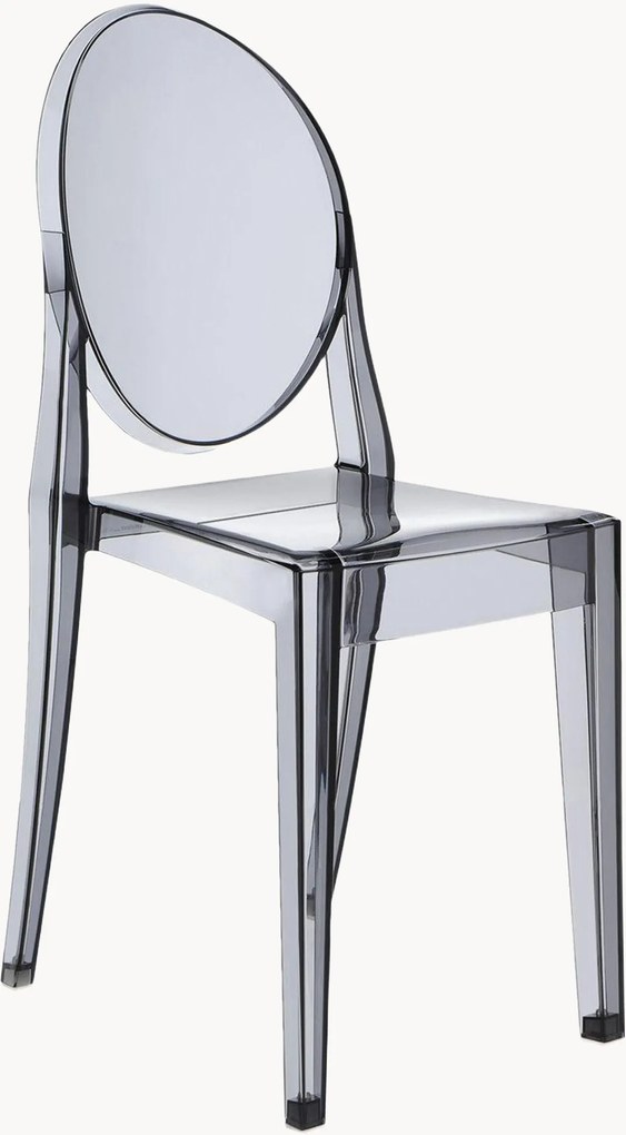 Sedia impilabile da interno-esterno Victoria Ghost