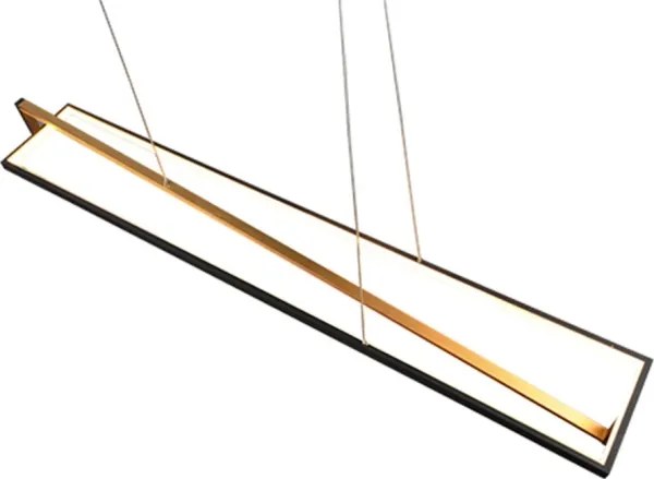 Trio - Lampadario LED dimmerabile a sospensione EDGE LED/35W/230V 2300/3000/4000K nero