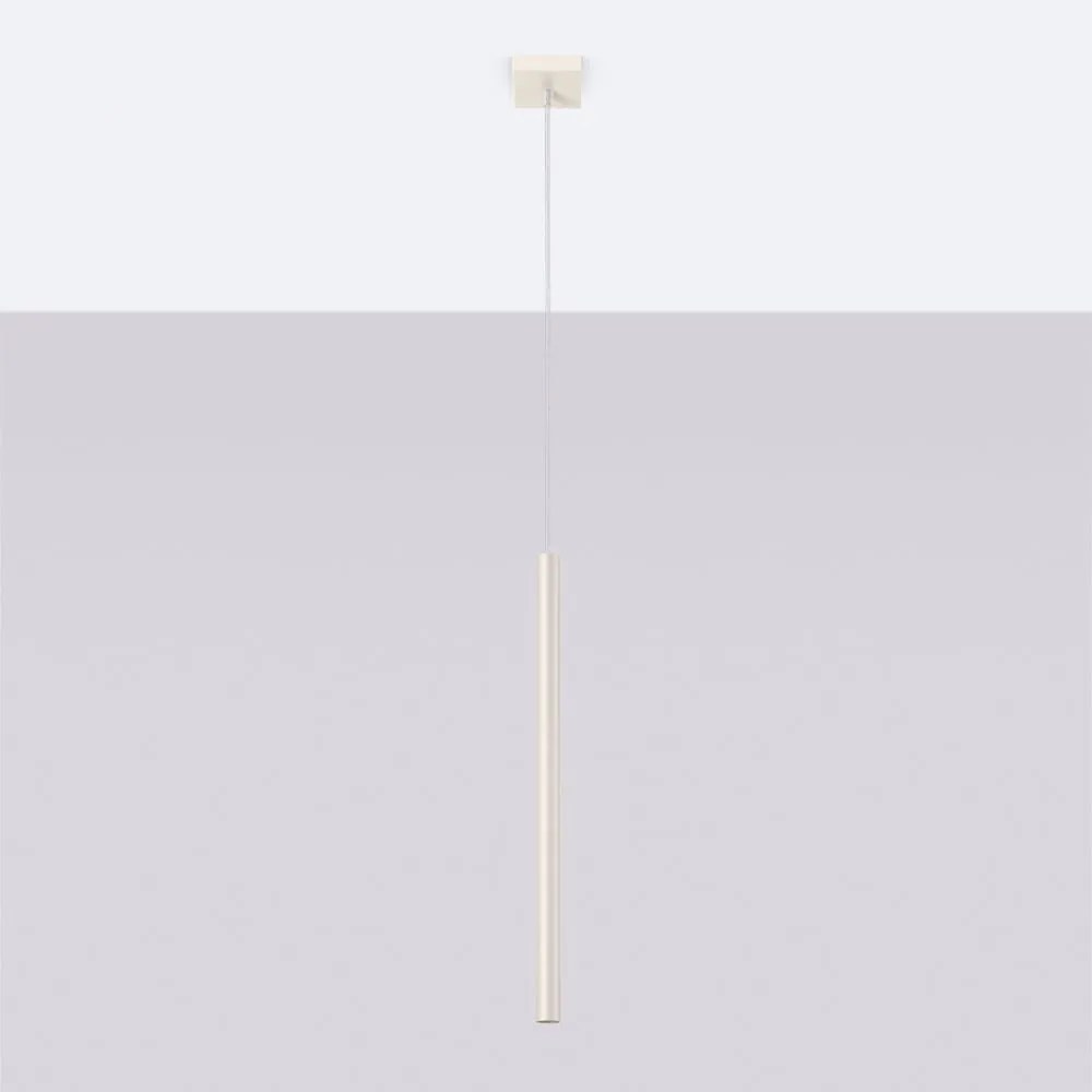 Lampadario color crema Fideus – Sollux