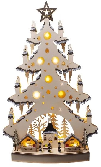 Solight 1v282 - Decorazione natalizia LED LED/2xAA/bianco caldo albero