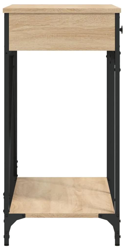 Tavolo Consolle Rovere Sonoma 100x39x78,5 cm Legno Multistrato