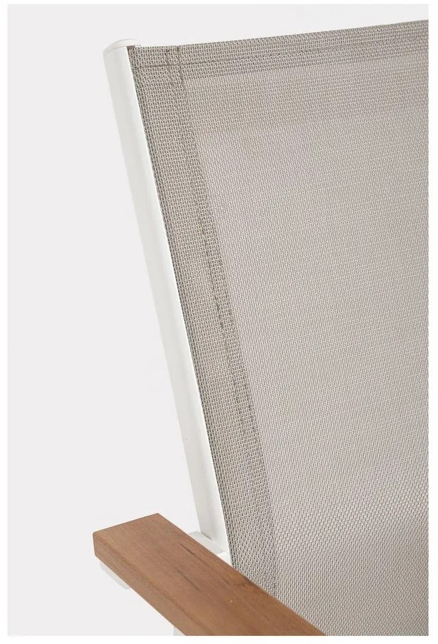 Sedie da esterno in set bianche in metallo 4 pz Heta – Bizzotto