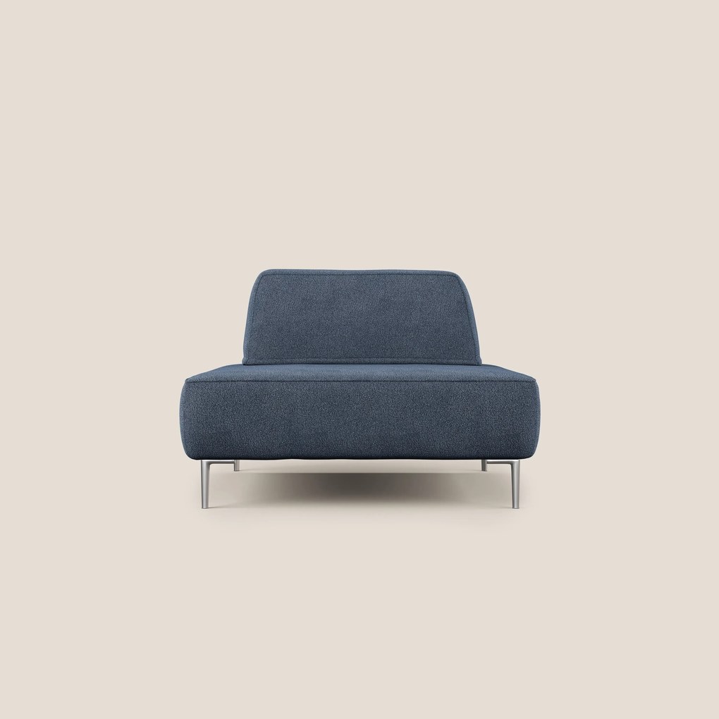 Newton poltrona modulare con schienali movibili T07 blu