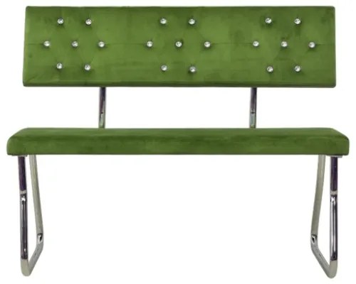 Panca 110 cm in Velluto Verde Chiaro