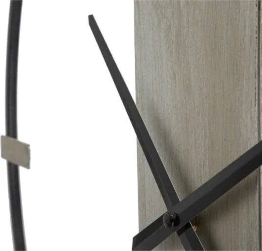 Orologio da muro in metallo stile industrial 61X4,5X63 cm modello Silvery