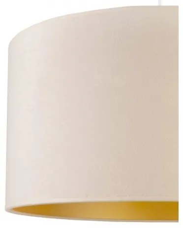 Duolla - Lampadario a sospensione con filo ROLLER 1xE27/40W/230V diametro 40 cm color crema