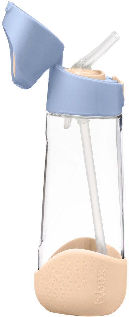 Bottiglia con cannuccia 600 ml – color pesca