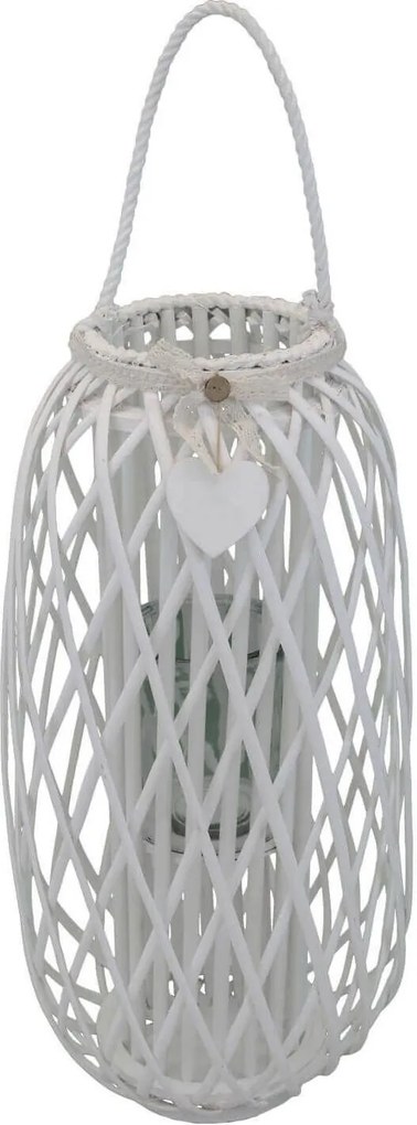 GENEVIEVE - lanterna in vimini tondo 20 x 86 cm