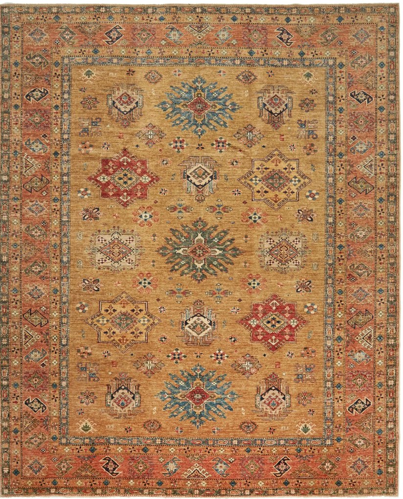 Kazak Tappeto orientale 260x310 Giallo (Pakistan) Annodato A Mano