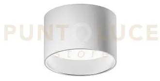 Gpl330c- faretto led  in alluminio bianco satinato 3000k 636lm 8w d...