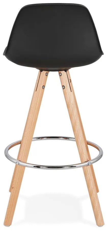 Sgabello da bar nero, altezza seduta 64 cm Anau - Kokoon